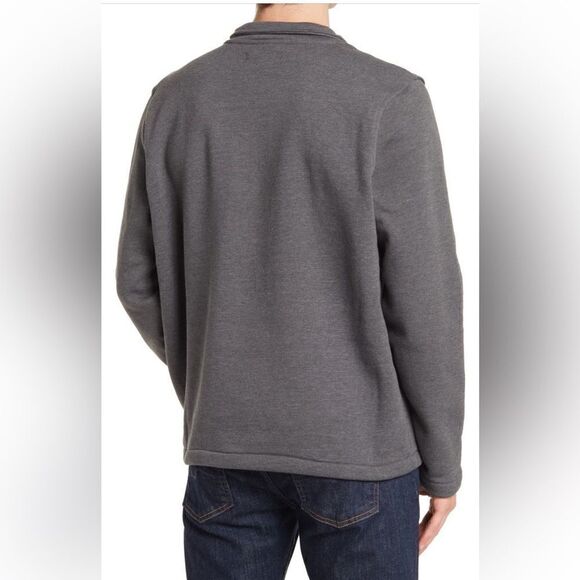 Tailor Vintage faux shearling neck button front jacket size M, NWT - Picture 2 of 9